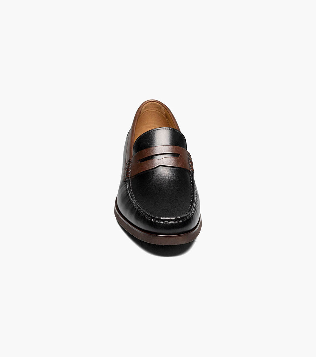 Agustin calfskin clearance penny loafer