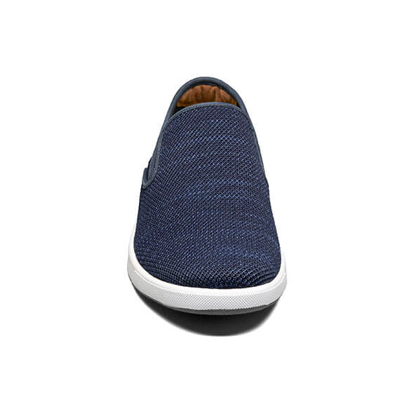 Crossover Knit Plain Toe Slip On Sneaker